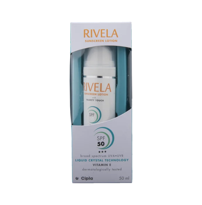 Rivela SPF 50 Sunscreen Lotion 50ml
