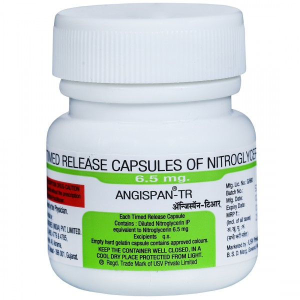 Angispan TR 6.5mg Capsule