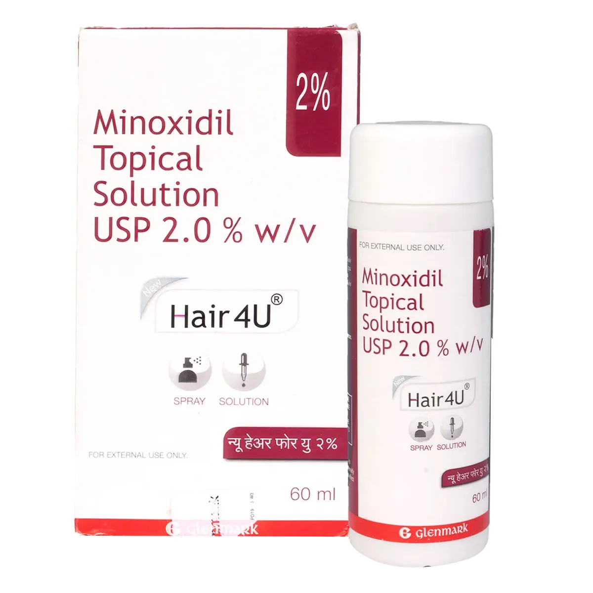 Hair 4U 2% Solution 60ml
