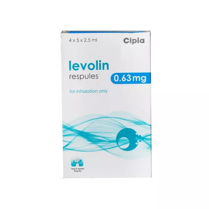Levolin 0.63mg Respules 2.5ml