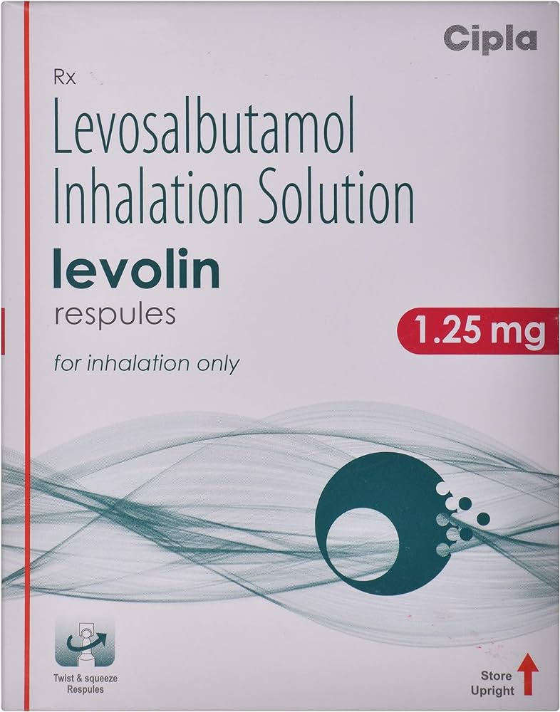 Levolin 1.25mg Respules 2.5ml