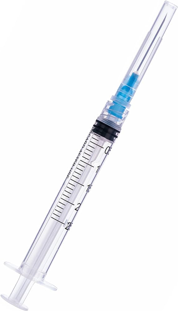 Plastic Syringe with needle 2ml
