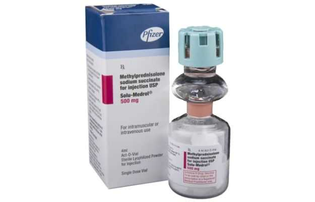 Solu-Medrol 500mg Injection 4ml