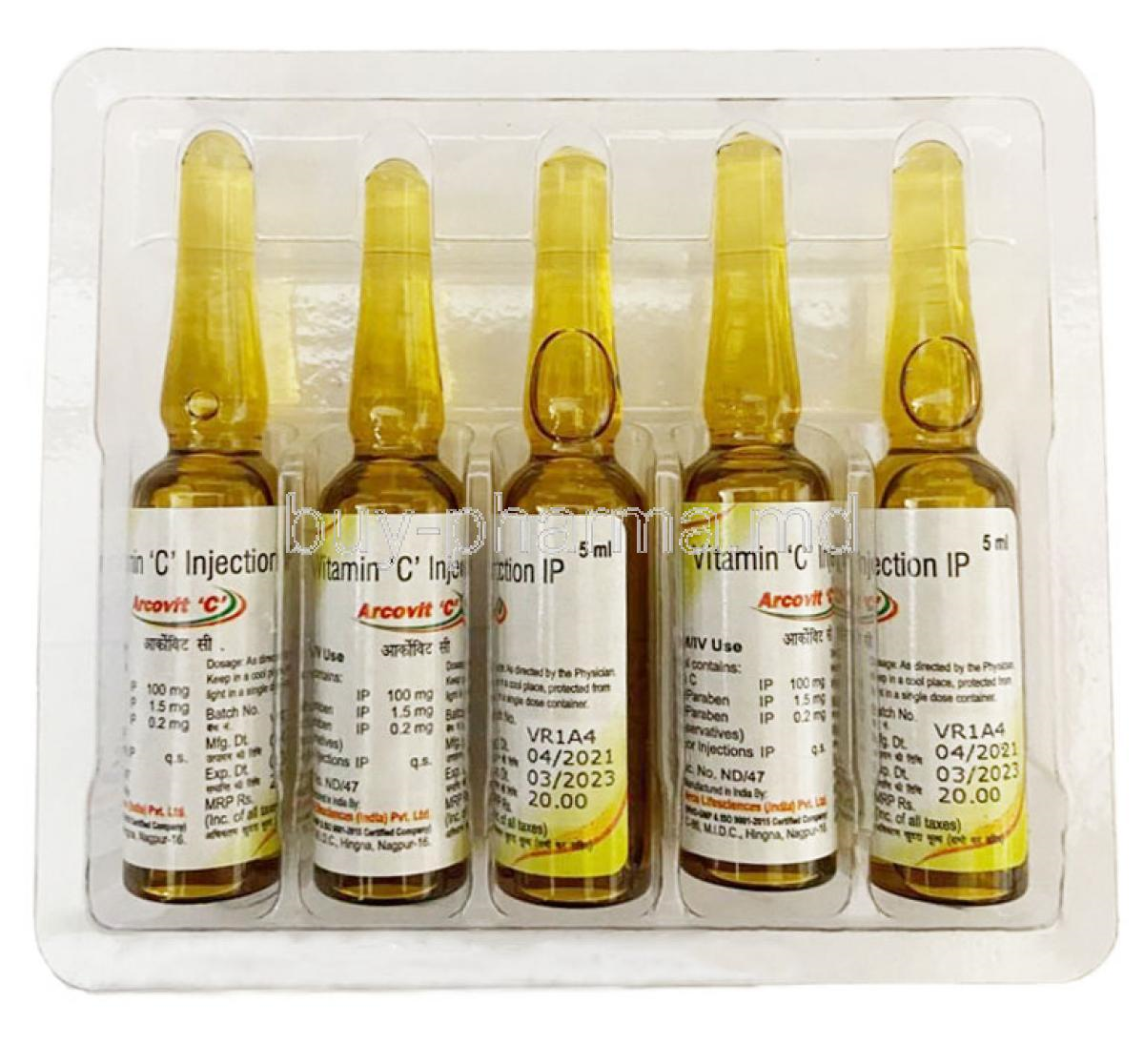 Arcovit C Injection 5ml