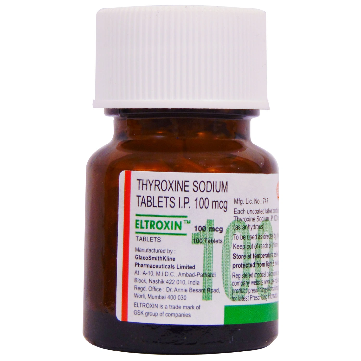 Eltroxin 100mcg